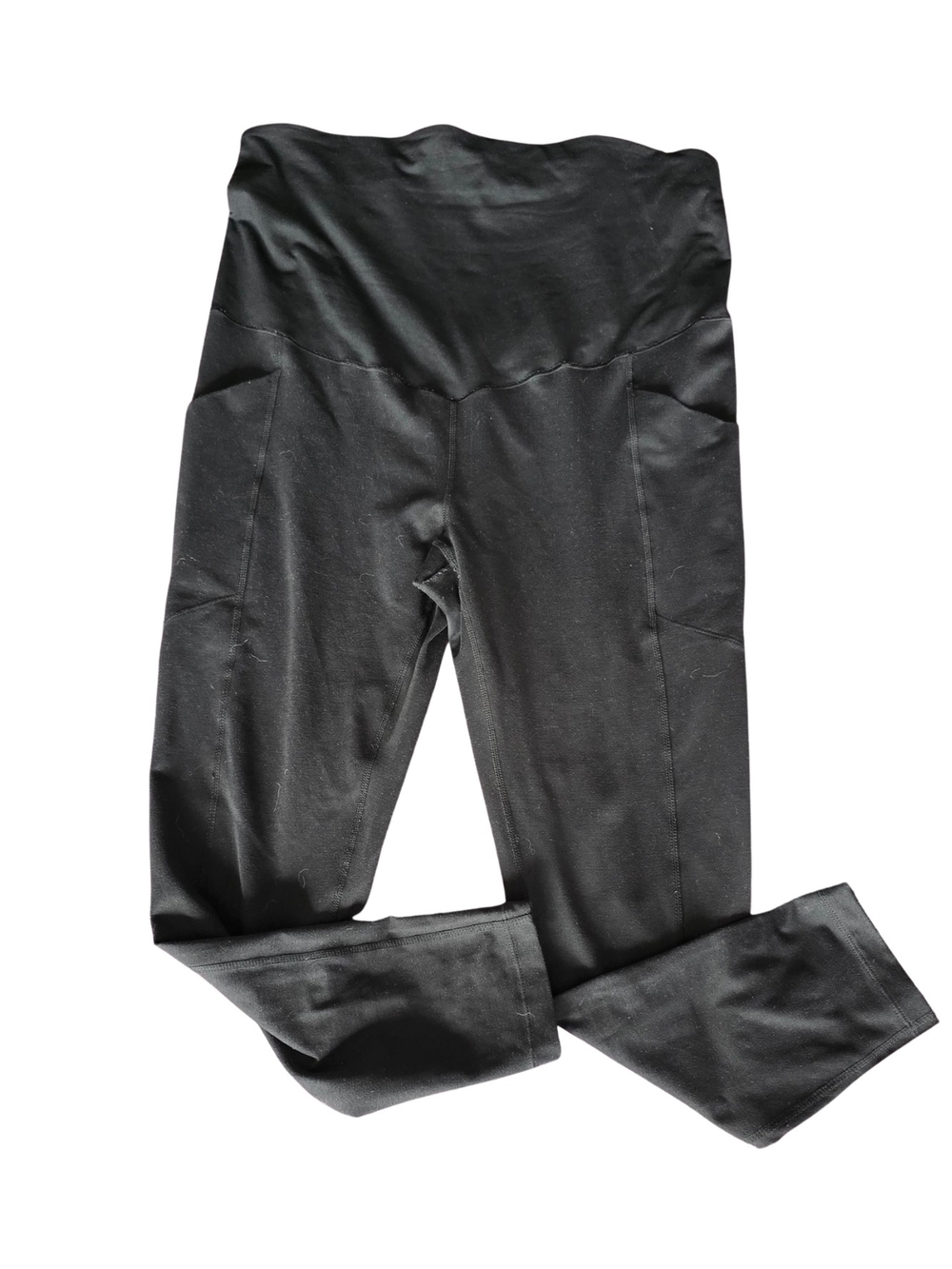 Zella Black Maternity High-Rise Leggings W/ Pockets